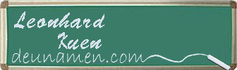 Leonhard Kuen Visitenkarte